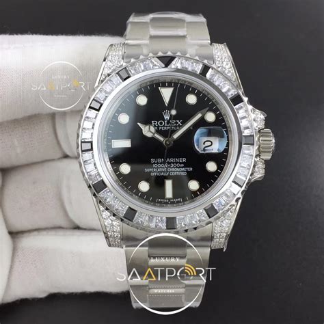 rolex submariner white bezel